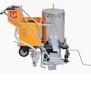 Driving Type Road Marking Machines Thermoplastic Paint Line in South Africa Ready to Ship Construction Works