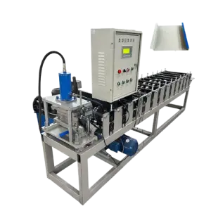 Automatic Fence Post Roll Forming Palisade Fence Panels Rail Post Making Machine