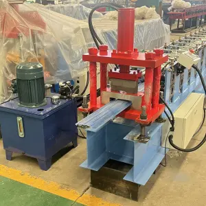 Fence Sheet Roll Forming Machine Metal Palisade Fence Production Line Metal Palisade Fence Production Line