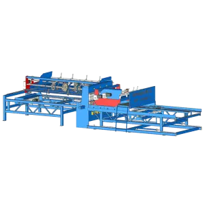 4300 Type Fully Automatic Tunnel Production Line Machinery for Construction Steel Mesh 4-8mm Steel Wire Swing PLC Bearing Core