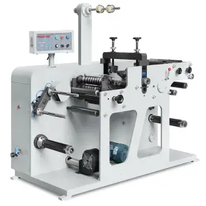 YS-350Y Rotary Blank Label Die Cutting Slitting Machine with Photoelectric Web Guide Auto Meter Counting