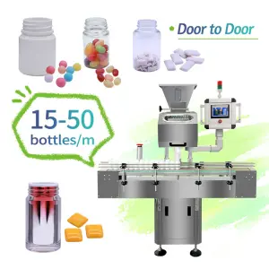8 Lane Automatic Tablet Filling Machine 8 Channel Pill Bottling Tablet Counting Machine