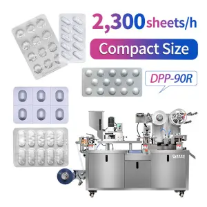 DPP 90R Full Automatic Packaging Small Tablet Capsule Blister Packing Machine