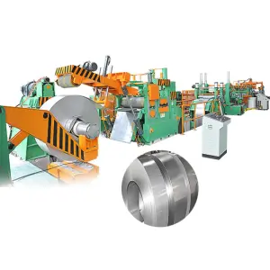Automatic Metal Steel Sheet Coil Rewinder and Slitter Slitting Machine Line