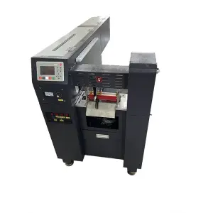 Automatics Ribbon Mesh Belt Taping Taps Braid Webbing Web Laser Cutting Machine