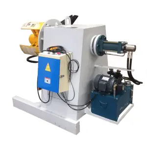 Metal Roll Former Decoiler Steel Sheet Decoil Machine 20 Ton 5 Ton Uncoiler Decoiler for Heat Exchanger Production Lines
