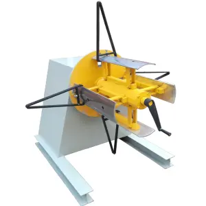 Automatic Steel Coil Hydraulic Decoiler with Motor Roll Uncoiler Sheet Metal Press Machine for Electronics Production Lines