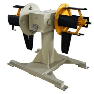 Automatic Hydraulic Decoiler 2000MM 25 Tons Metal Decoiling Machine Decoiler Metal Sheet Steel Coil Metal Straightener