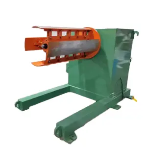 Automatic Steel Coil Hydraulic Decoiler for Electronics Line Bearing Coil Roll Uncoiler Motor Sheet Metal Press Machine