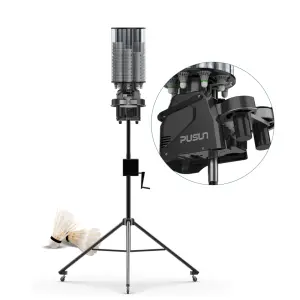 Automatic Launcher Sport Balls Training Badminton Ball Machine With Automatic Control for Single Training
