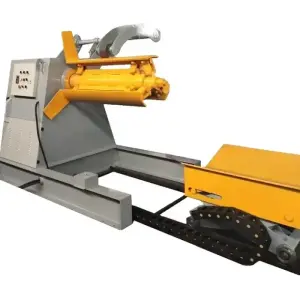 5T 10 Tons Hydraulic Steel Strips Coil Uncoiler Decoiler Machine with Gear PLC Engine Motor Bearing Core Components