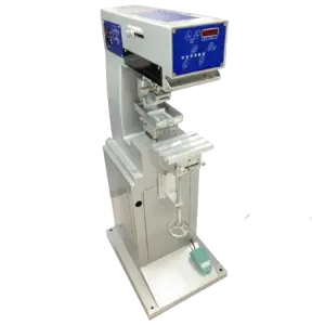 1 Color Pneumatic Tampography Pad Printer for Baseballs Golf Balls Logos Printing Machine