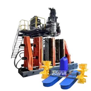 HDPE Paddle Wheel Aerator Float Accumulator Blow Molding Machine