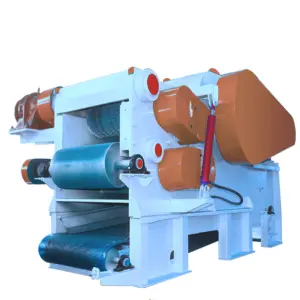 Horizontal Large Capacity Drum Wood Log Branch Cornstalk Chipper Chipping Shredder Machine Wood Chipper Machine