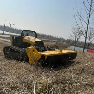High Power Japan Diesel Engine Cordless Mower Land Reclamation Machine with Brush Cutter and Forestry Mulching