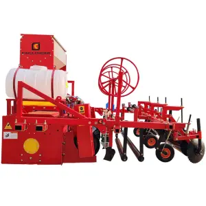 Farm Cultivator Riger and Mulching Machine Garden Bed Former Plastic Mulching Laying Machine for Tractor Adjustable Ridger