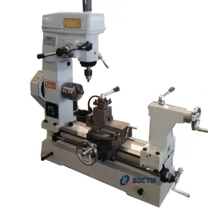 Lathe Mini HQ400 Multi Purpose Combo Lathe Machine Combination Machine Lathe/Drill/Mill HQ400