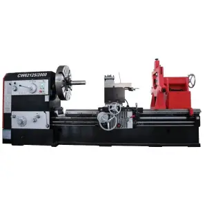 Heavy-Duty CW62125/2000 Horizontal Universal Metal Manual Lathe Machine for Metal Torno