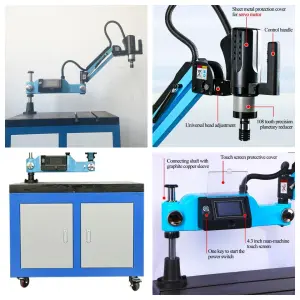 M16 M24 M36 M48 Flexible Arm Nut Tapping Arm Drilling Self-Tapping Machine Servo Electric Tapping Machine Automatic