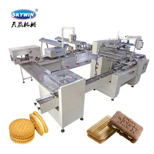 Biscuits Sandwich Making Machine Automatic Biscuit Packing Machine Cookies Biscuit Machine