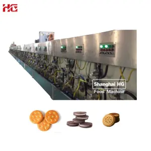 Automatic Biscuits and Cookies Production Line for Food Processing with Dough Sheeter and Mixer Key Machines