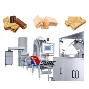 Fully Auto 27-65 Molds Wafer Waffle Biscuit Making Production Line