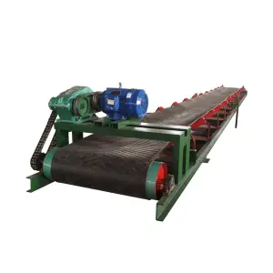 Industrial Sand Stone Belt Conveyor for Quarry Mineral Sand Rubber Conveying Machinery