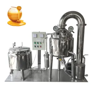 Fully Automatic Honey Concentration Machine Concentrator Stainless Steel Honey Vacuum Concentration Honey Refining Machine
