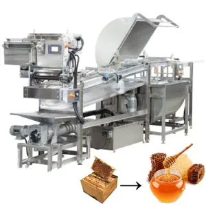 Automatic Honey Line Honey Refining Machine/ 40 Beehive Multi-frame Honey Processing Machine Line With 0.5t 1t 1.5t