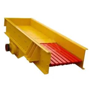 GZT Series Mining Stone Vibrating Feeder , Gold Mine Hopper Vibrating Feeder