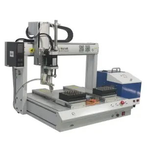 Industrial Automatic Blow Type Double Platform Screw Locking Machine Motor Gear Core Components High Precision Screw Machine