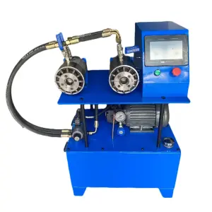 Fully Automatic Bathroom Pipe Pressing Machine Flexible Shaft Buckle Locking Machine with High Pressure Industrial Equipment