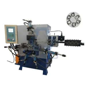 Steel Strap Buckling Machine Can Add Automatic Feeding Locking Buckle Production Machine PP Belt Tin Buckle Molding Machine