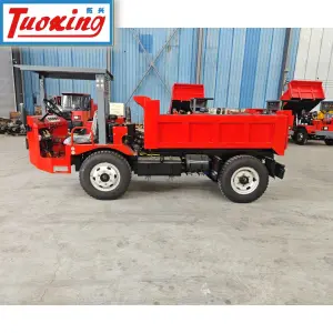 3Tons 4x4 Mini Wheel Dump Truck Diesel 4-Wheel Dumper with Engine Pump Bearing Components for Mining
