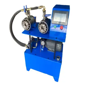 Automatic Hydraulic Hose Shrinking Machine Pressure Flexible Shaft Buckle Press Machine Bathroom Pipe Pressing Machine