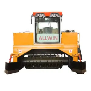 Automatic Crawler Type Turner for Chicken Manure Composting Essential for Agriculture Organic Composting Machine Motor Included