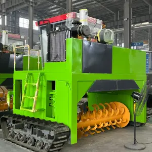Compost Mixing Machine Compost Turning Machine Crawler-type Compost Turner