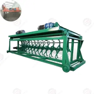 Compost Manure Making Machine Mushroom Compost Mixing Machine Moving Type Compost Turner