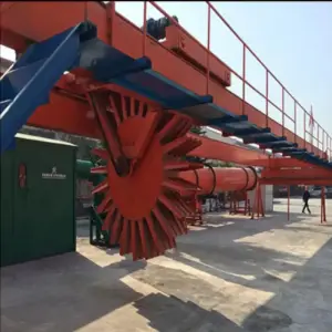 Wheel Type Compost Turner for Organic Waste Animal Manure