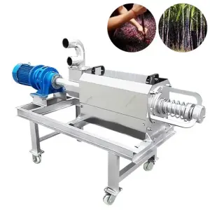 Farm Cow Dung Solid Liquid Separator Animal Waste Dewater Machine Compost Turner Screw Press Motor