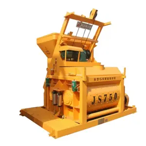 Mobile Ready Mix Concrete Mixing Plant Capacity Concrete Batching Machine Plant Twin Shaft Concrete Mixer