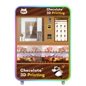 3D Chocolate Printer & Vending Machine with Smart AI Technology for Shopping Malls