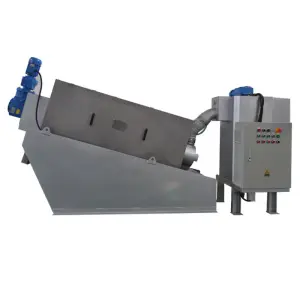 Solid-Liquid Separator Stacked Spiral Sludge Dewatering Machine for Sludge Dewatering Plant Equipment