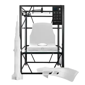 Industrial FDM 3D Printer with High-Speed Resin Motor Automatic Grade Condition Manufactured Aluminum Bed Supporting PLA