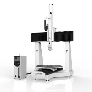 RC 5 Axis Foam Wood Carving Machine - Five Axis CNC Router 3D Milling EPS Foam Wood Milling Machine