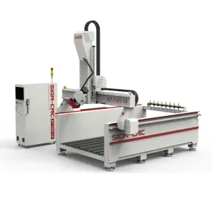 High Speed EPS Foam CNC Router 1325 Foam 3D Moulding CNC 4 Axis Router Machine 1300*2500mm for Sculpture Making