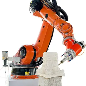 HuaLong Machinery 7 Axis Robot Arm Cnc Router 3d Sculpture Robot Stone Carving Granite Carving Cnc Machine