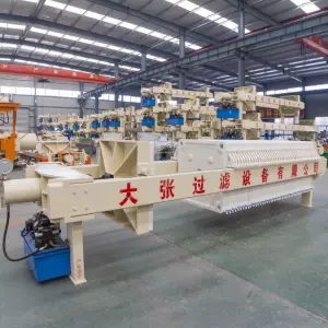 Waste-water Filtering Semi Auto Hydraulic Chamber Filter Press for Sludge Waste Water Filtering