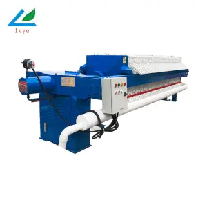 Industrial Grade Plate and Frame Hydraulic Filter Press for Sewage Sludge Dewatering with High Performance