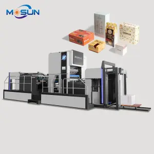 Automatic Full Servo Motor Control Flatbed Board Cold and Water Based Glue Gloss Film and Paper Laminating Machine with Auto